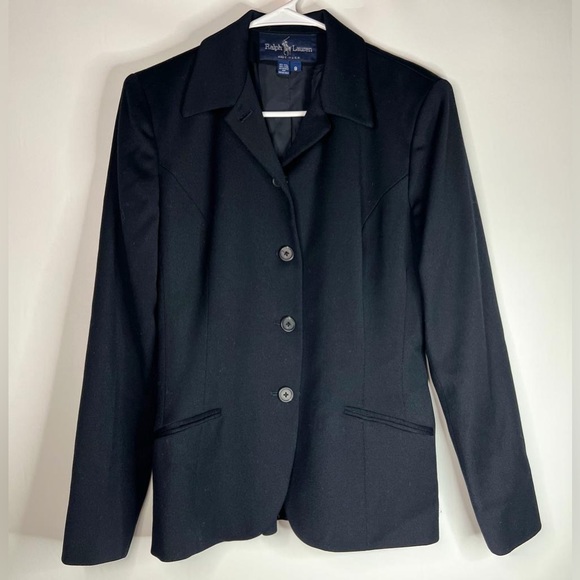 RALPH LAUREN 100% WOOL USA🇺🇸MADE ILGWU 5 Button Closure Blazer VINTAGE Size 8 - Picture 8 of 11